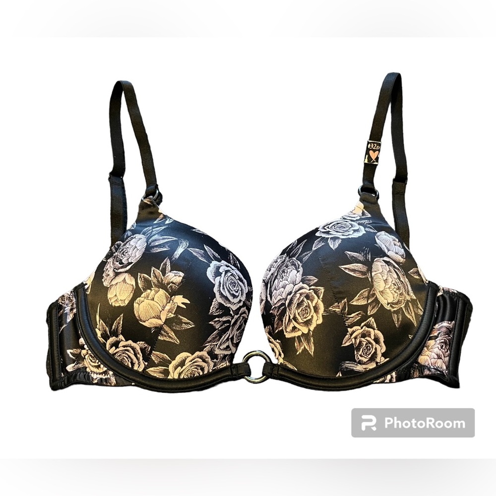 VICTORIA’S SECRET Bra Black Roses
